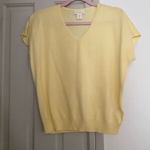 Cynthia Rowley Soft Yellow Top